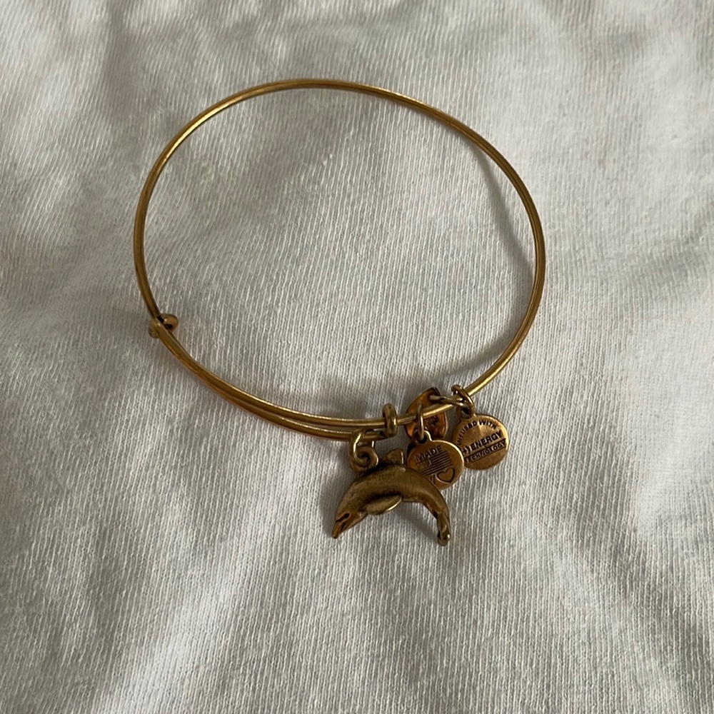 Dolphin Gold Alex and Ani bracelet